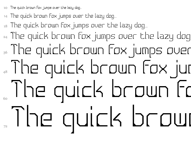 Conductive font waterfall
